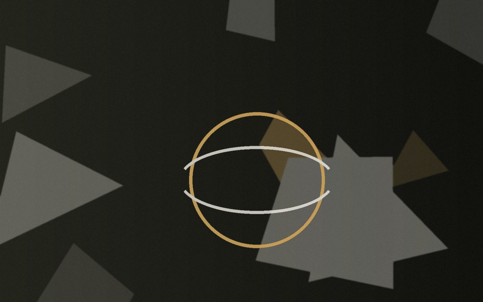 Structured brand-toned abstract composition representing the Vision Globe Consult services process